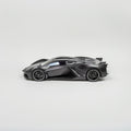 Matte Black Supercar Die-Cast Model — Premium 1:24 Scale Collectible